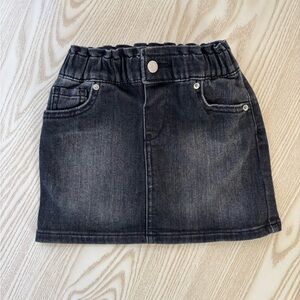Cat & Jack Charcoal Denim Skirt